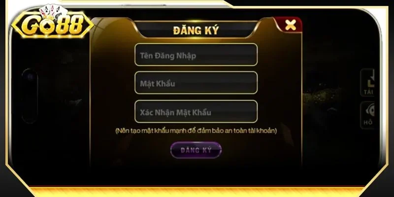 Bet thủ có thể thực hiện đăng nhập GO88 chỉ với 3 bước nhanh chóng