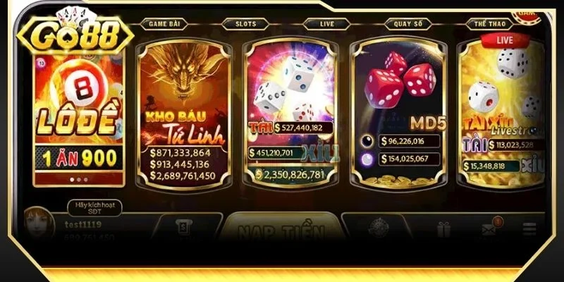 Giới thiệu GO88 với kho game giải trí đa sắc màu