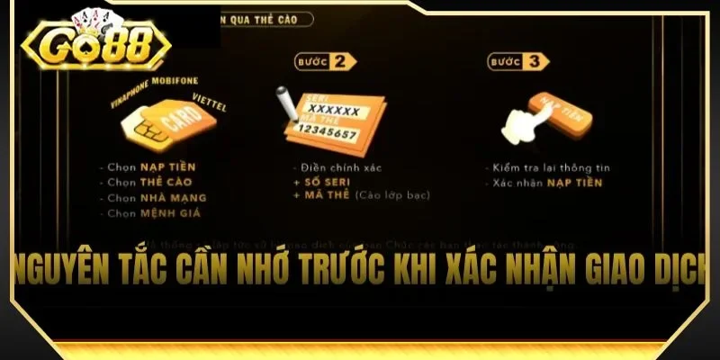 Quy trình nạp tiền GO88 hết sức đơn giản và dễ hiểu