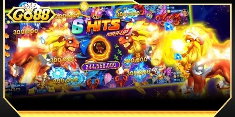 Bắn cá Long Vương GO88 có nhiều tính năng thú vị