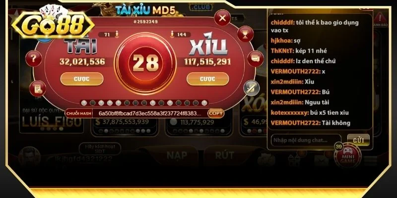 Chiến thuật bẻ cầu tại ván chơi Tài Xỉu GO88 rất lý tưởng khi cầu quá ổn định