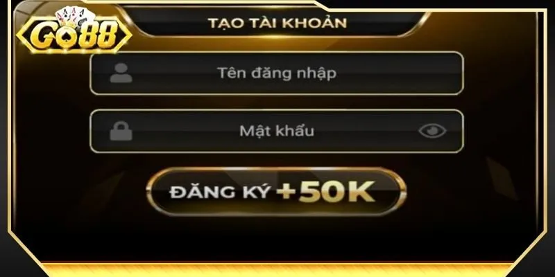 Đăng ký tài khoản siêu nhanh để nhận thưởng từ hệ thống