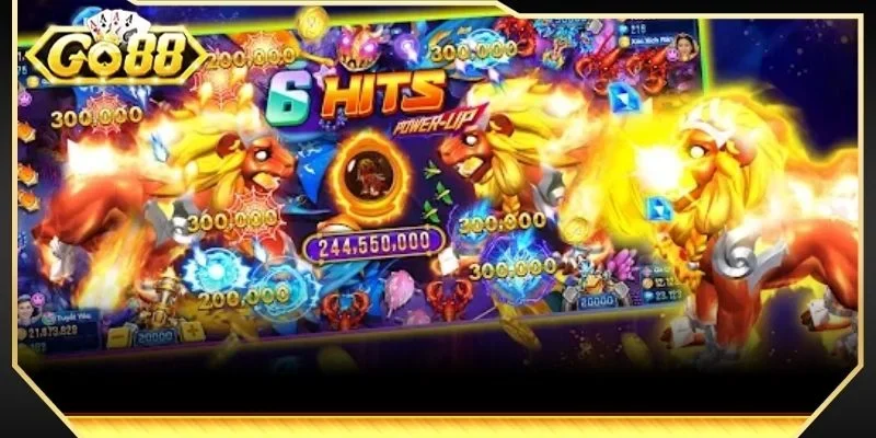 Game săn cá tại GO88 có nhiều tính năng nổi bật