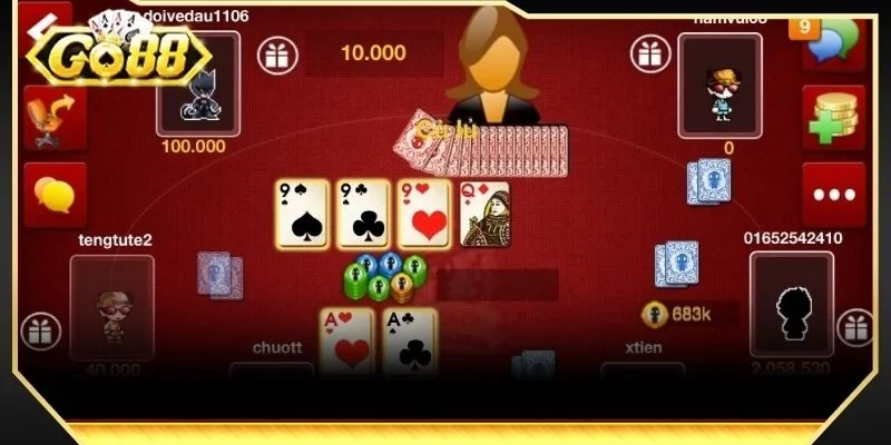 Gợi ý kỹ thuật đánh Sâm tiêu chuẩn trên bàn cược GO88
