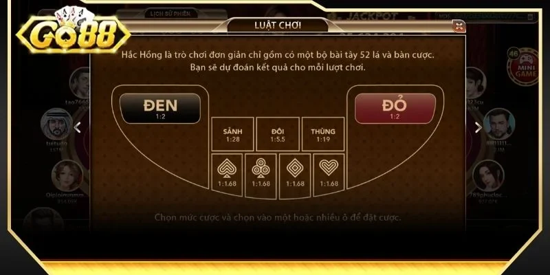 Luật cược Hắc Hồng không khó như nhiều người lầm tưởng