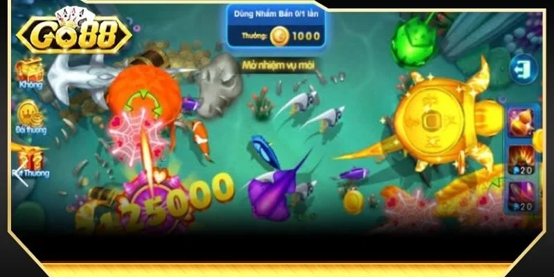 Một số tính năng bổ trợ thú vị có trong game Săn cá H5 tại GO88