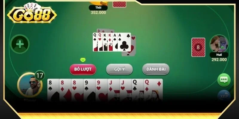 Quy tắc chơi tiến lên đếm lá online hấp dẫn tại GO88
