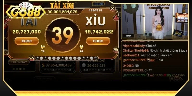 Tài Xỉu tại GO88 là phiên bản chơi cực xanh chín