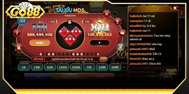 Tâm lý đóng vai trò rất quan trọng trong ván cược MD5