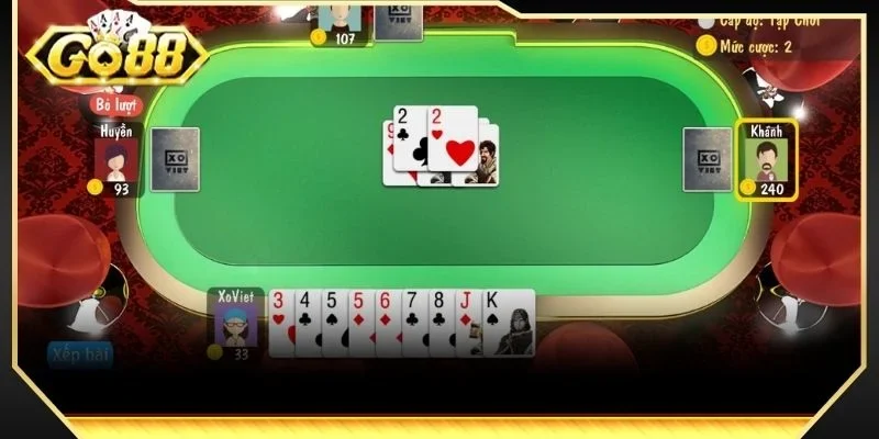 Tiến lên Miền Nam GO88 quy định thứ tự cược chi tiết